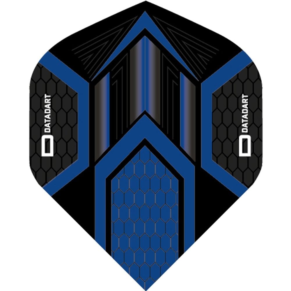 Datadart Dart Flights - Hex - No2 - Std - Black Black Blue