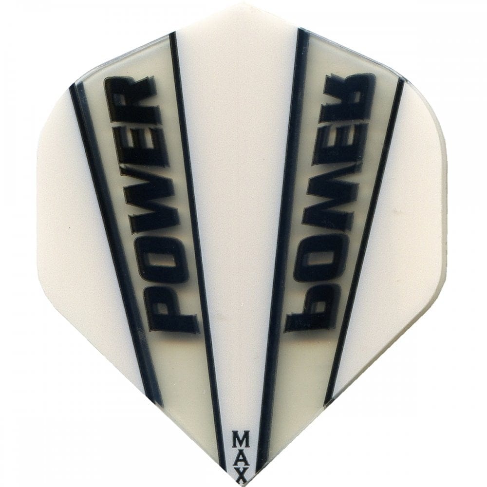 *McCoy Power Max Dart Flights - 150 Micron - No2 - Std - Transparent