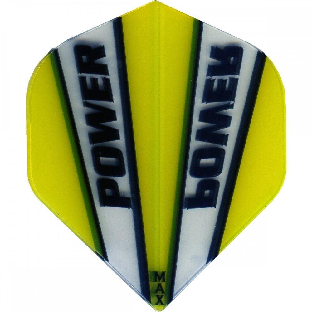 *McCoy Power Max Dart Flights - 150 Micron - No2 - Std - Transparent