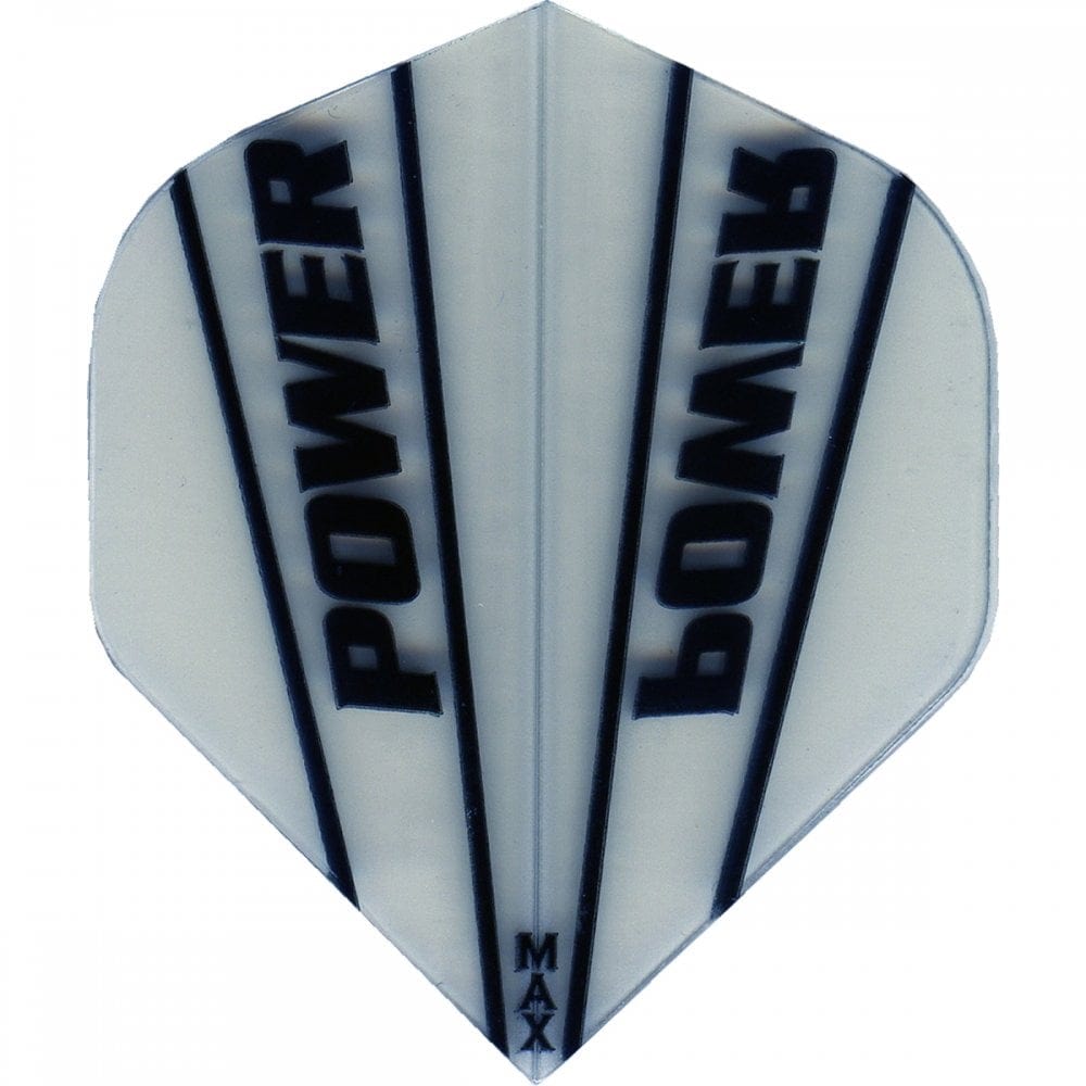 *McCoy Power Max Dart Flights - 150 Micron - No2 - Std - Transparent