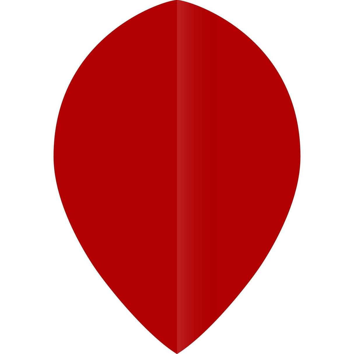 *Ruthless Poly Plain - Solid - Dart Flights - 75 Micron - Pear Red
