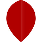 *Ruthless Poly Plain - Solid - Dart Flights - 75 Micron - Pear Red