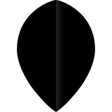 *Ruthless Poly Plain - Solid - Dart Flights - 75 Micron - Pear Black