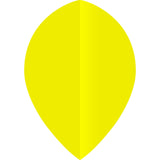 *Ruthless Poly Plain - Solid - Dart Flights - 75 Micron - Pear Yellow