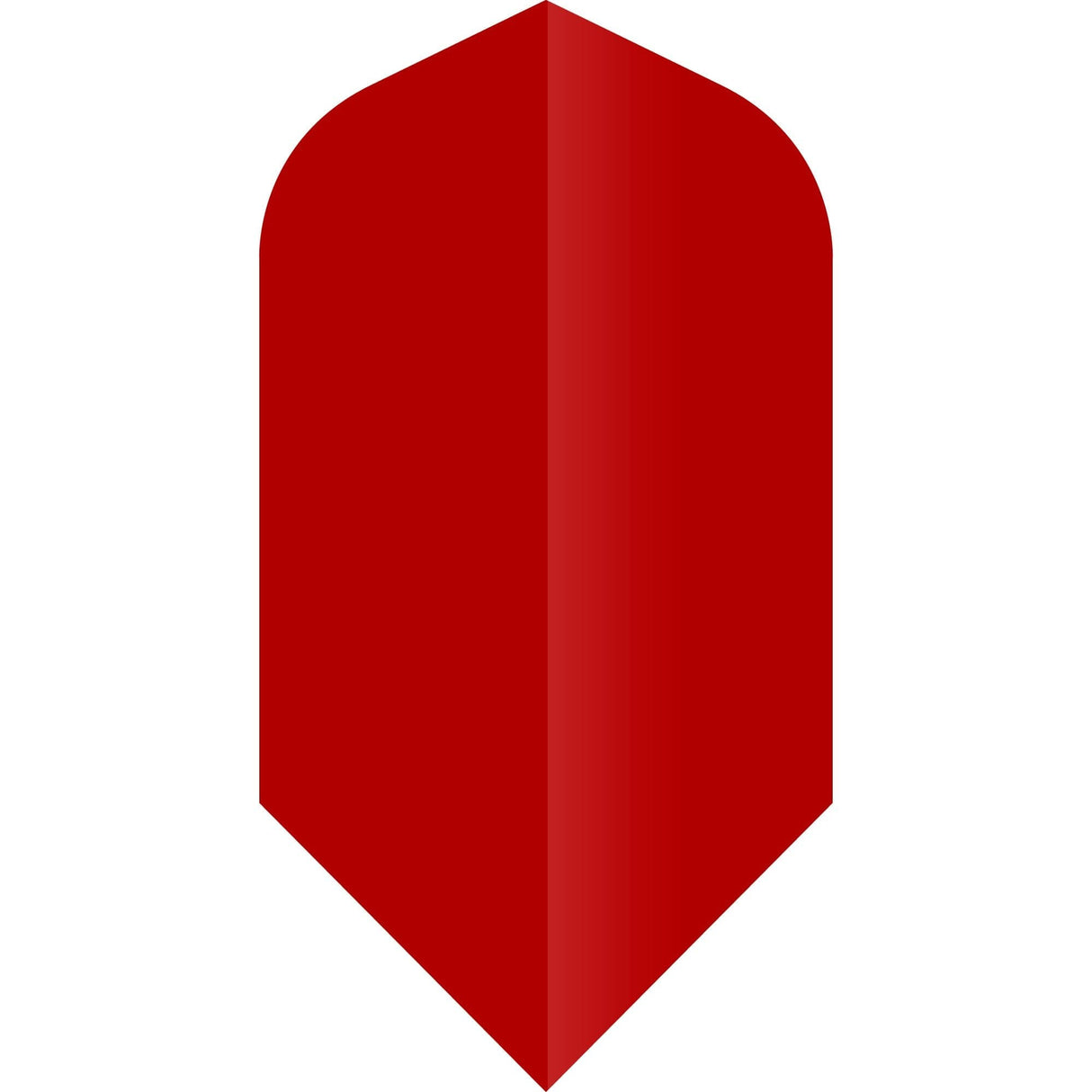*Ruthless Poly Plain - Solid - Dart Flights - 75 Micron - Slim Red