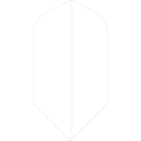 *Ruthless Poly Plain - Solid - Dart Flights - 75 Micron - Slim White