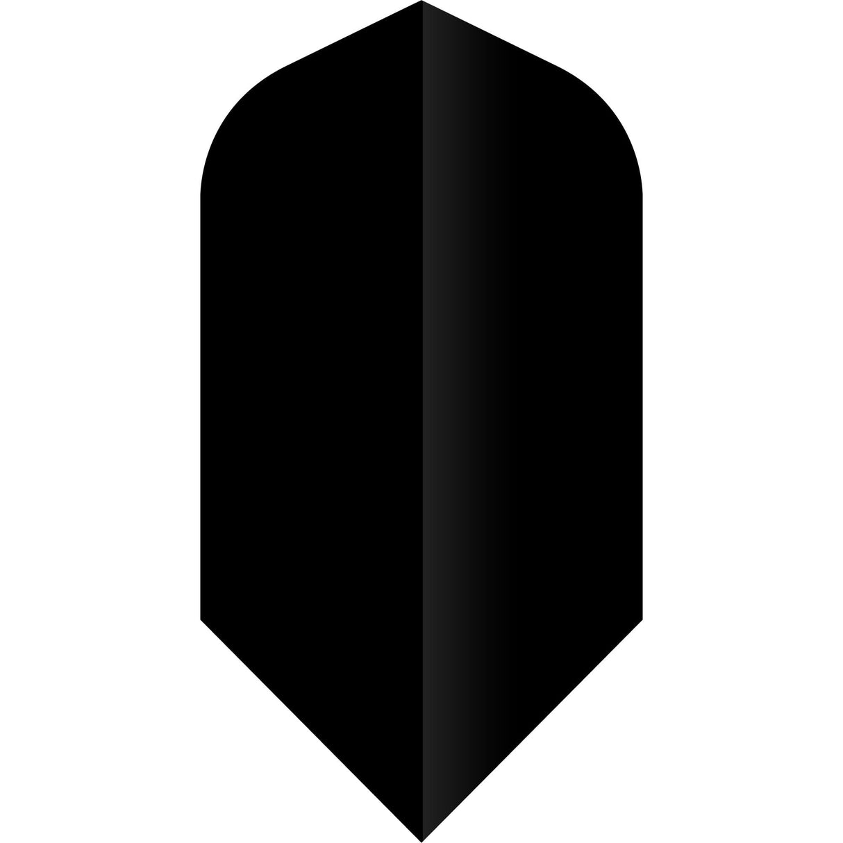 *Ruthless Poly Plain - Solid - Dart Flights - 75 Micron - Slim Black