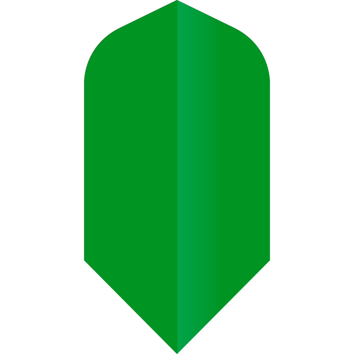 *Ruthless Poly Plain - Solid - Dart Flights - 75 Micron - Slim Green