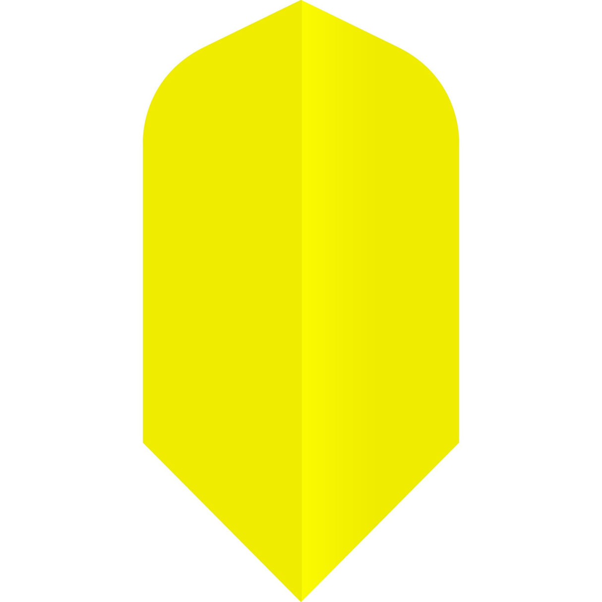 *Ruthless Poly Plain - Solid - Dart Flights - 75 Micron - Slim Yellow
