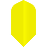 *Ruthless Poly Plain - Solid - Dart Flights - 75 Micron - Slim Yellow