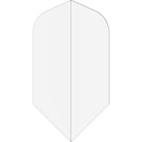 *Ruthless Poly Plain - Solid - Dart Flights - 75 Micron - Slim Clear