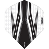 Pentathlon TDP-Lux Dart Flights - Vision Black Centre - No2 - Std Clear