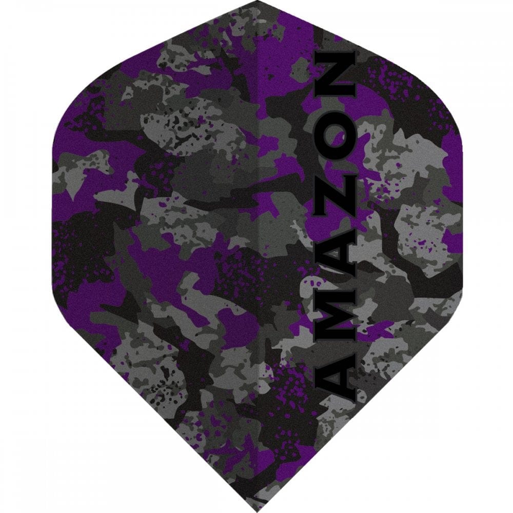 *Amazon Dart Flights - 100 Micron - Std - No2 - Camo Purple