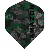 *Amazon Dart Flights - 100 Micron - Std - No2 - Camo Green