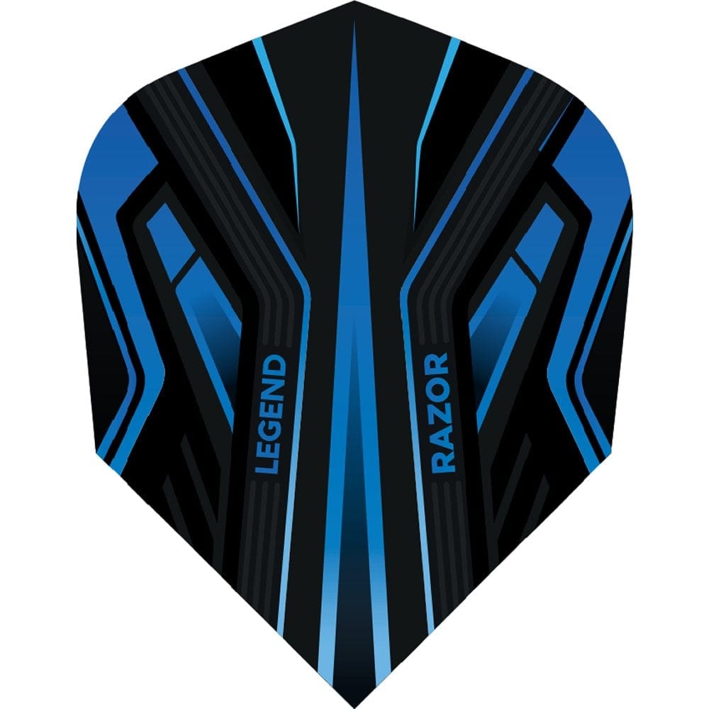 *Legend Razor Dart Flights - 100 Micron - No2 - Std Aqua Blue