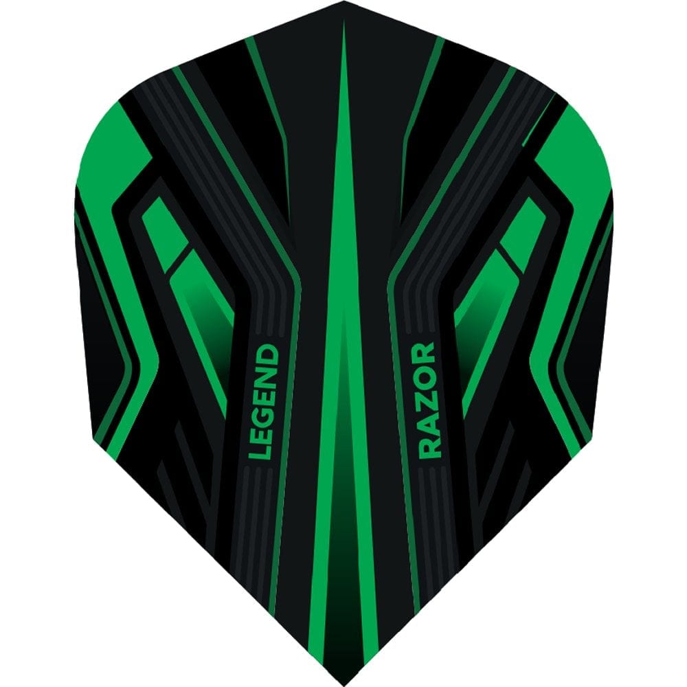 *Legend Razor Dart Flights - 100 Micron - No2 - Std Green