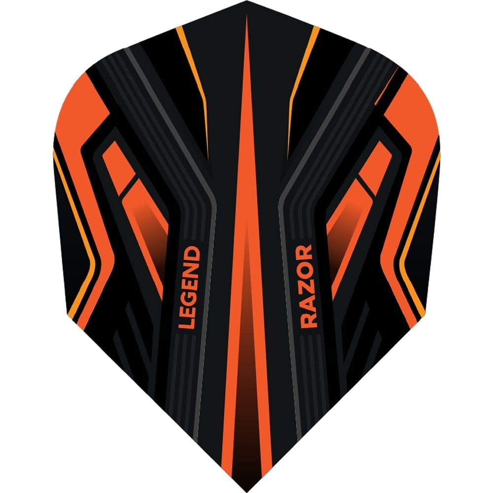 *Legend Razor Dart Flights - 100 Micron - No2 - Std Orange
