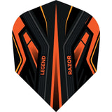 *Legend Razor Dart Flights - 100 Micron - No2 - Std Orange