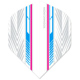 Designa Racing Flights - Standard No2 - 100 Micron - Cyan & Magenta