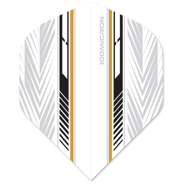 Designa Racing Flights - Standard No2 - 100 Micron - Black & Gold