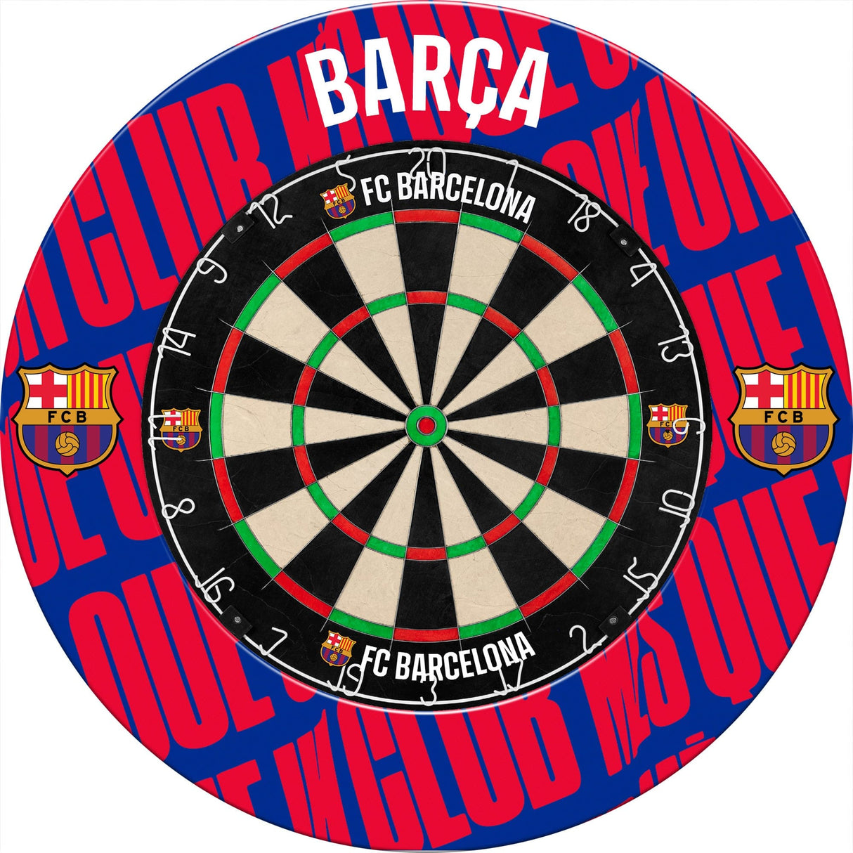 *FC Barcelona - Official Licensed BARÇA - Dartboard Surround - S1 - Word Crest BARÇA