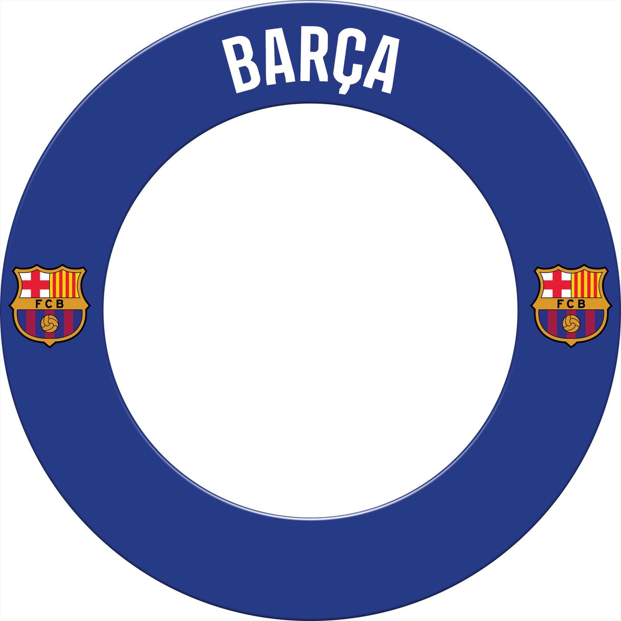 *FC Barcelona - Official Licensed BARÇA - Dartboard Surround - S4 - Blue BARÇA