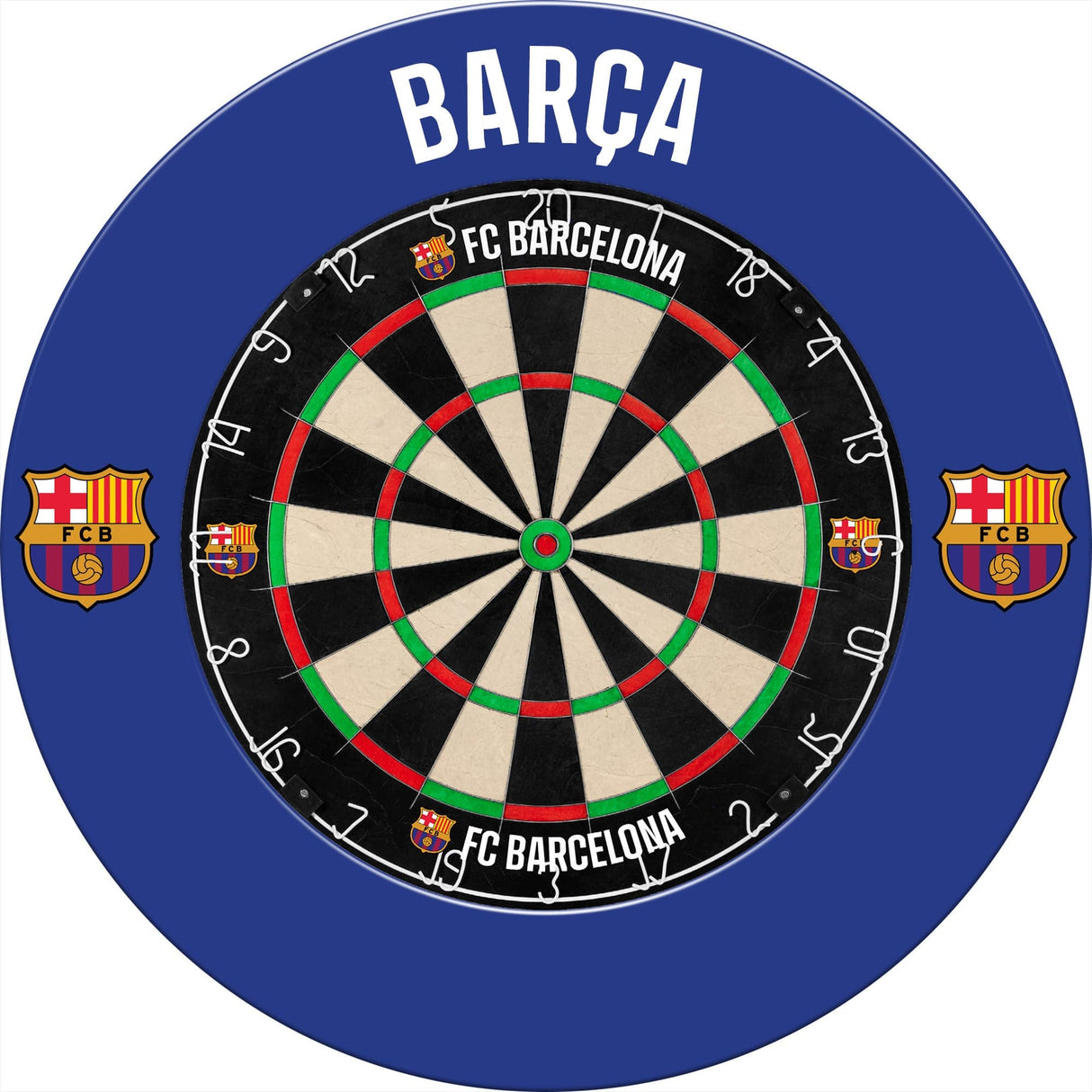 *FC Barcelona - Official Licensed BARÇA - Dartboard Surround - S4 - Blue BARÇA