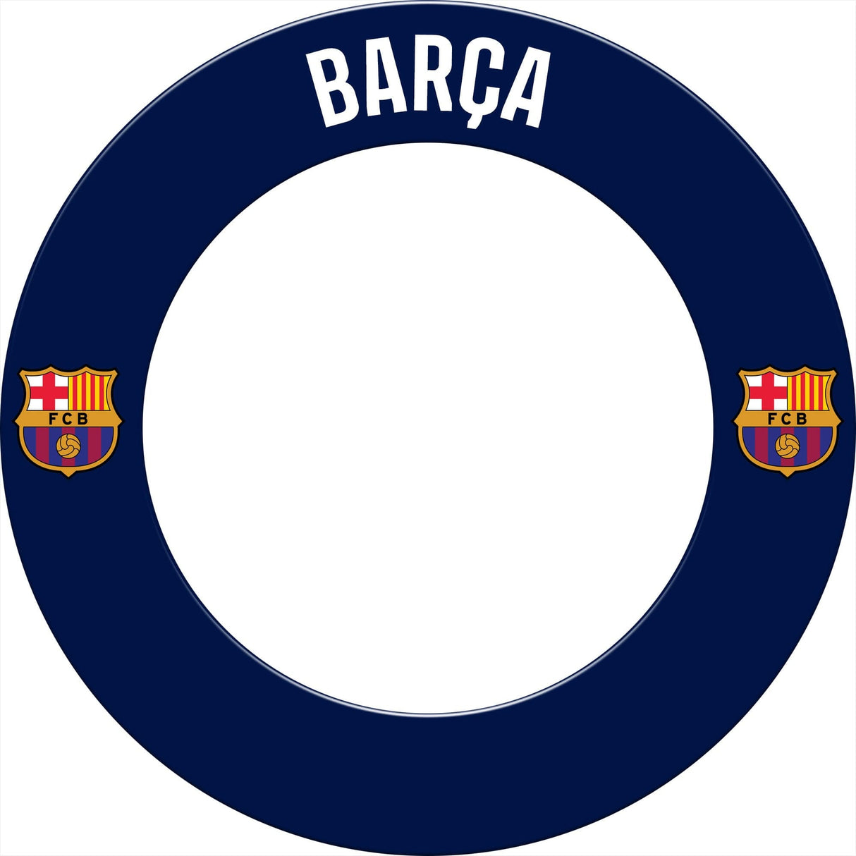 *FC Barcelona - Official Licensed BARÃ‡A - Dartboard Surround - S5 - Dark Blue BARÃ‡A