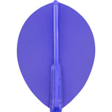 *Cosmo Darts - Fit Flight - Set of 6 - Teardrop Dark Blue
