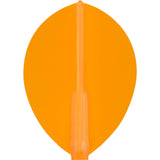 *Cosmo Darts - Fit Flight - Set of 6 - Teardrop Orange