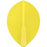 *Cosmo Darts - Fit Flight - Set of 6 - Teardrop Yellow