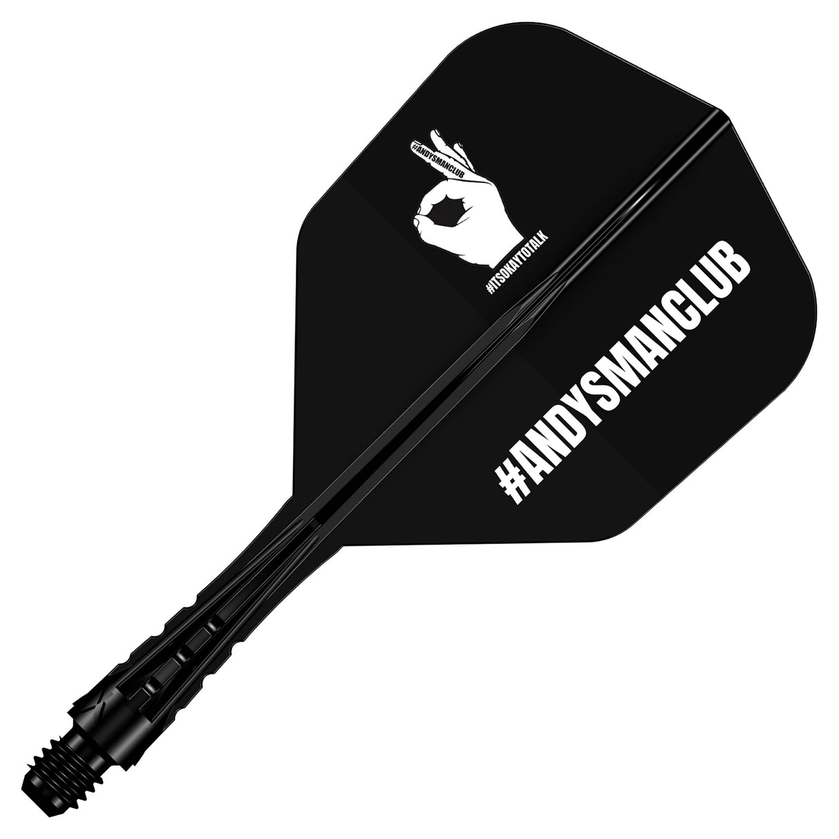 Andy's Man Club - Formgepresste Flights und Schäfte - Schwarz