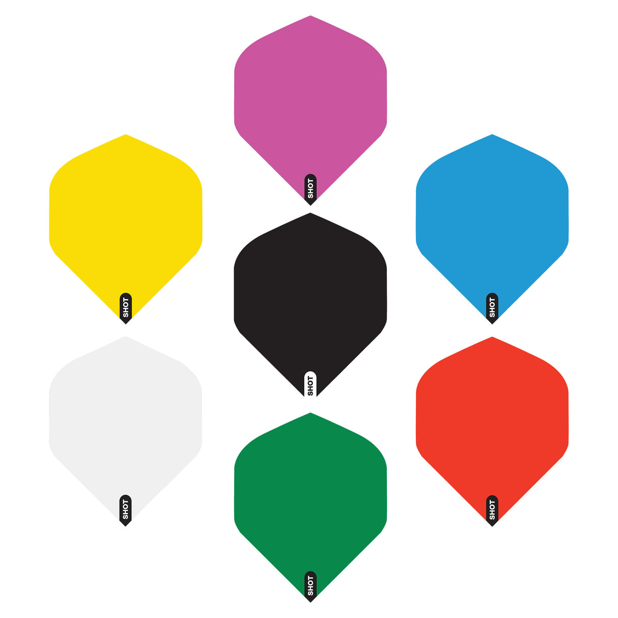 Shot Dart Flights - 100 Mikron - Standard Nr2