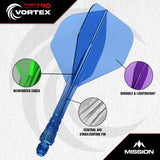 Mission Force 90 Vortex - Formgepresster Flight & Schaft - Standard Nr2