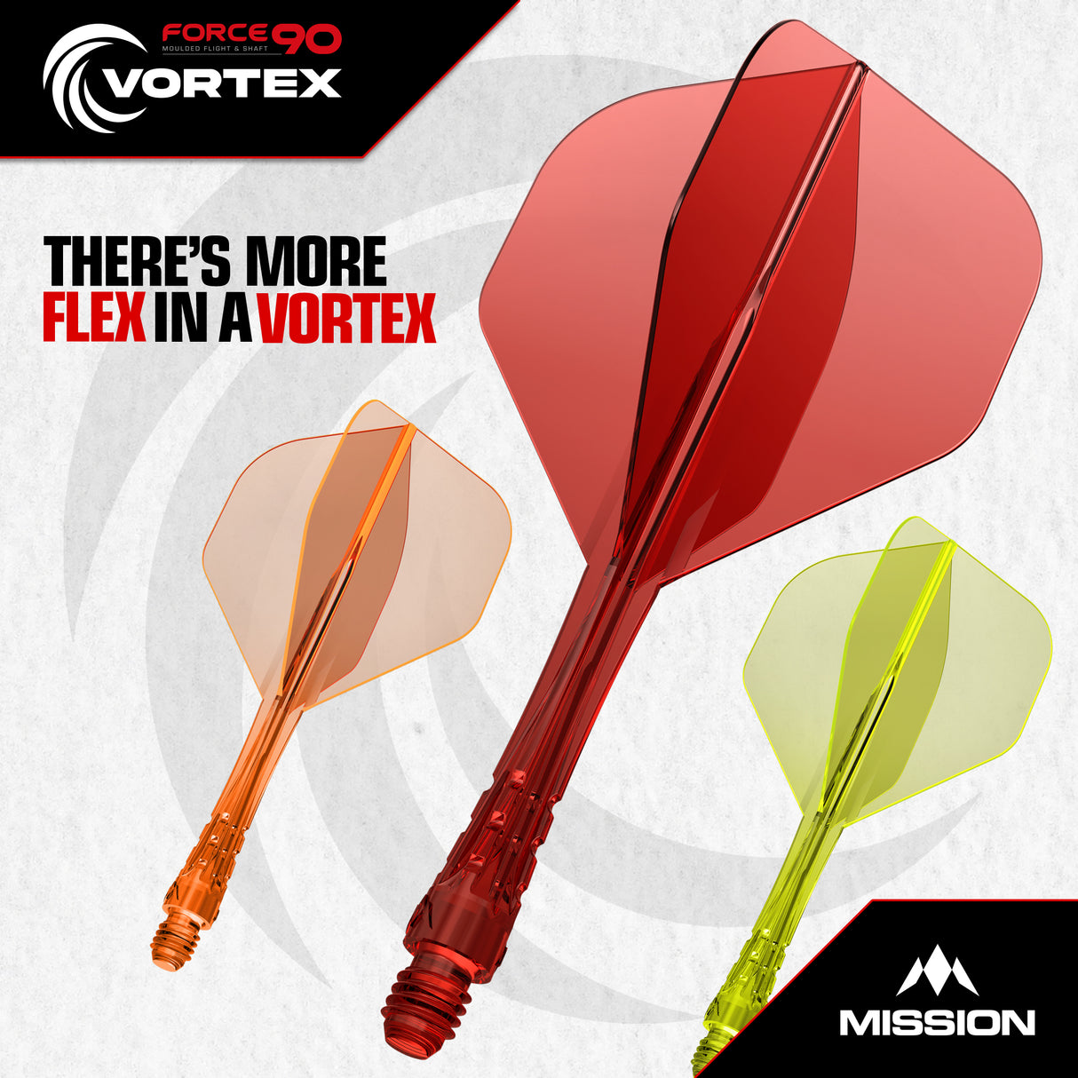 Mission Force 90 Vortex - Formgepresster Flight & Schaft - Standard Nr2