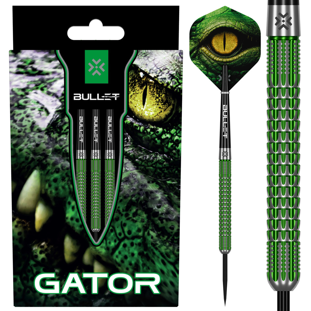 Bullet Gator Darts - Stahlspitze - 90% Tungsten