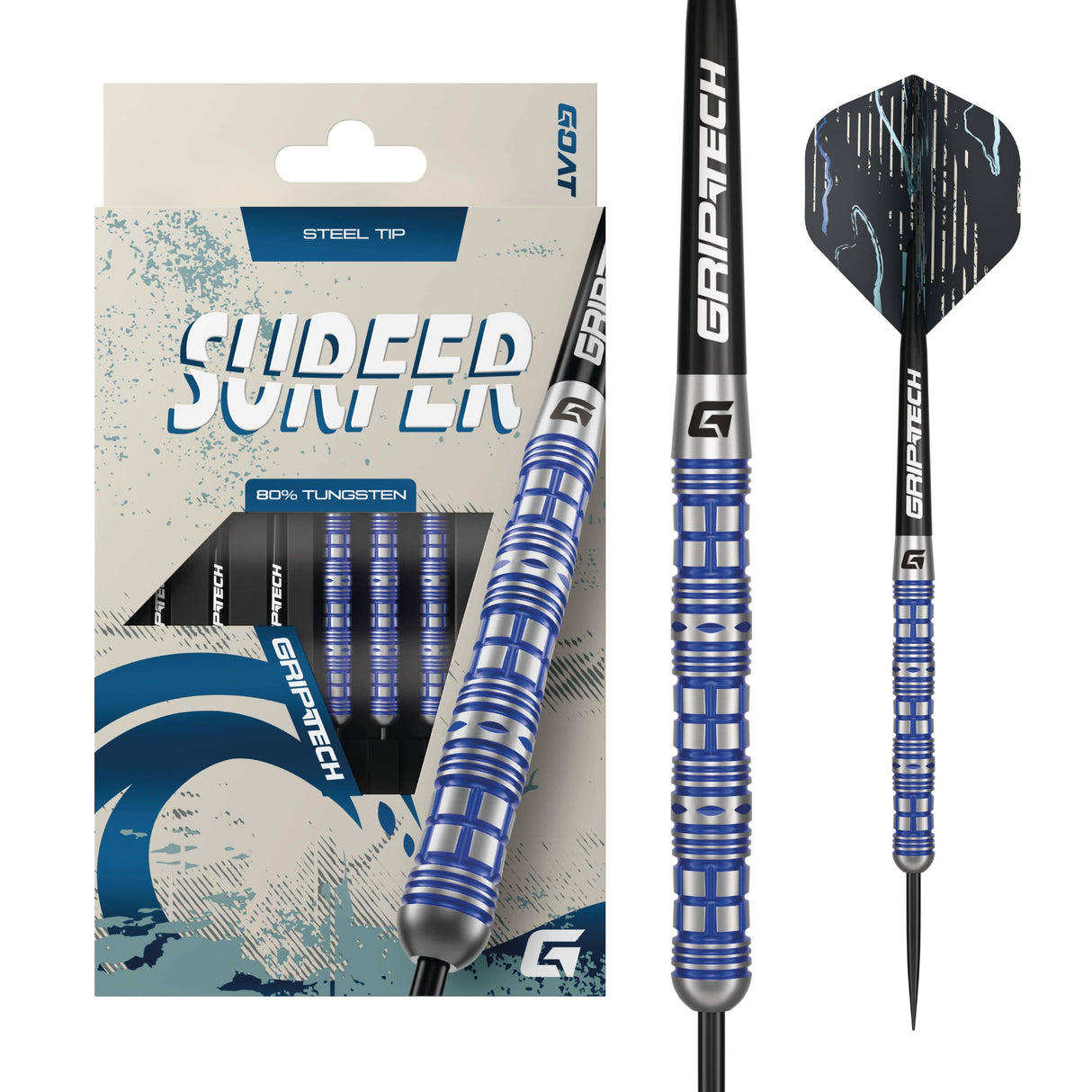 Goat Surfer Darts - Stahlsptize - 80% Tungsten