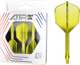 Goat A1R Dart Flights - Formgepresstes Flight & Schaft System - Standard No6 - Gelb