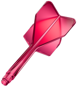 Goat A1R Dart Flights - Formgepresstes Flight & Schaftsystem - Standard No6 - Pink