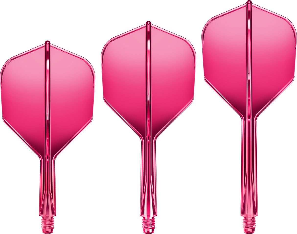 Goat A1R Dart Flights - Formgepresstes Flight & Schaftsystem - Standard No6 - Pink