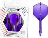 Goat A1R Dart Flights - Formgepresstes Flight & Schaft System - Standard No6 - Lila