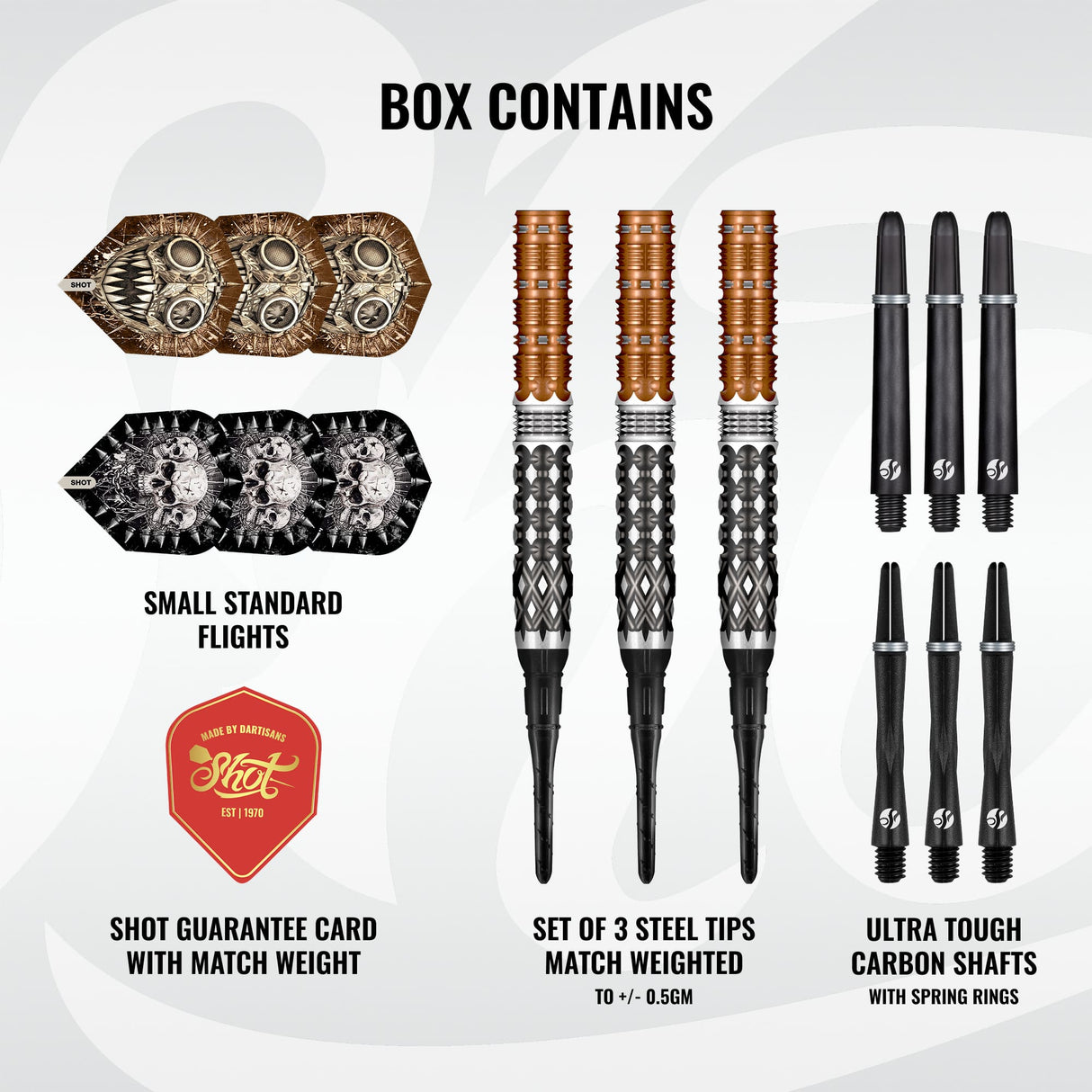 Shot Gnarly Darts - Welche Spitze - 95% Tungsten - Gnasha