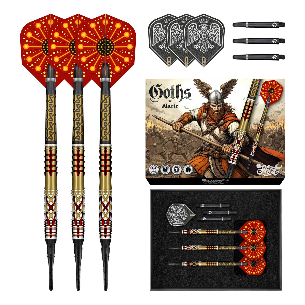 Shot Goths Darts - Welche Spitze - 95% Tungsten - Alaric