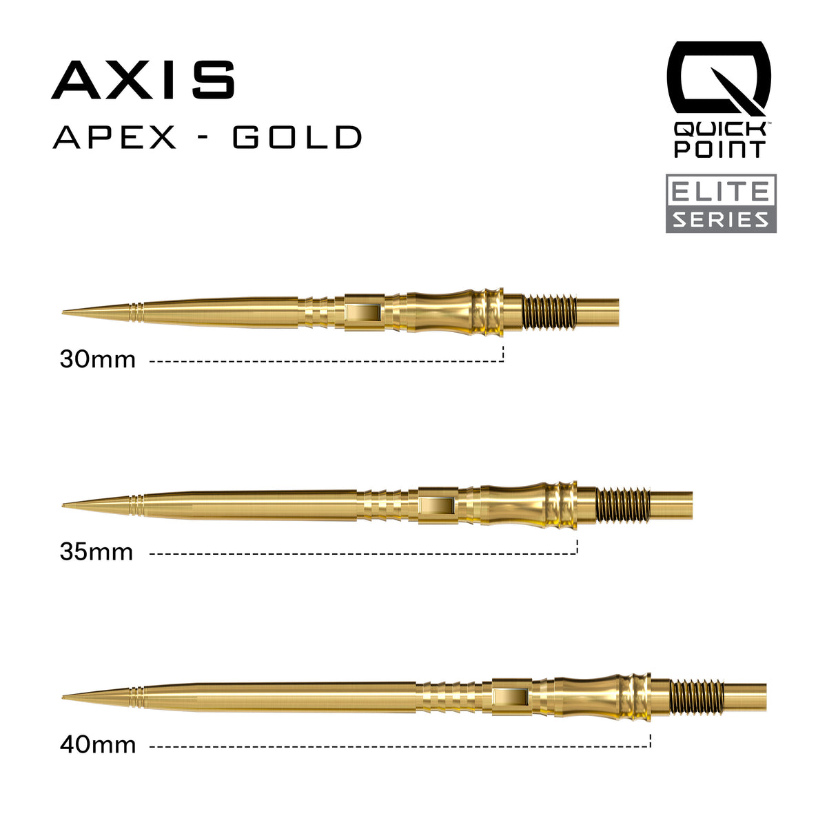 Harrows Quick Points - Stahlspitze - Apex Axis
