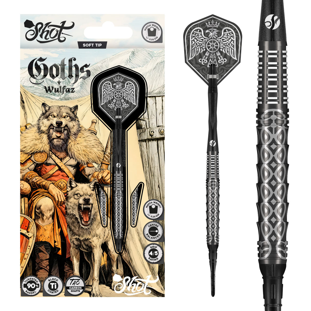 Shot Goths Darts - Welche Spitze - 90% Tungsten - Wulfaz