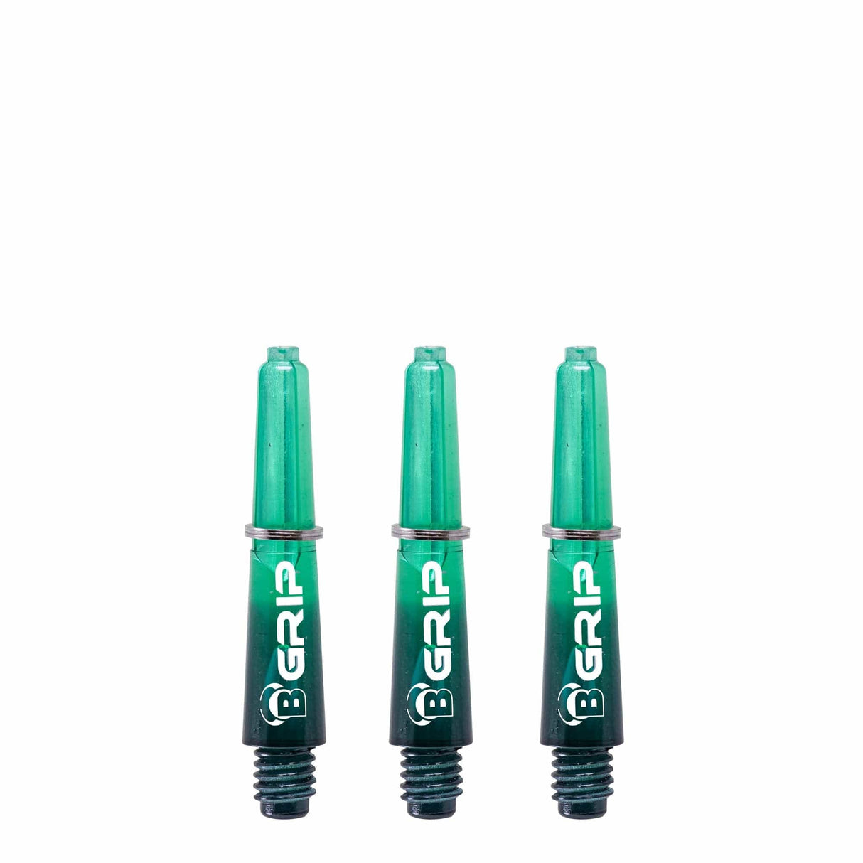 BULL'S B-Grip TT Shaft - Polycarbonate - Black & Green Extra Short
