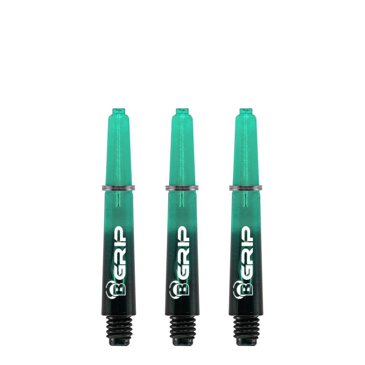 BULL'S B-Grip TT Shaft - Polycarbonate - Black & Green Short