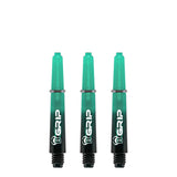 BULL'S B-Grip TT Shaft - Polycarbonate - Black & Green Short