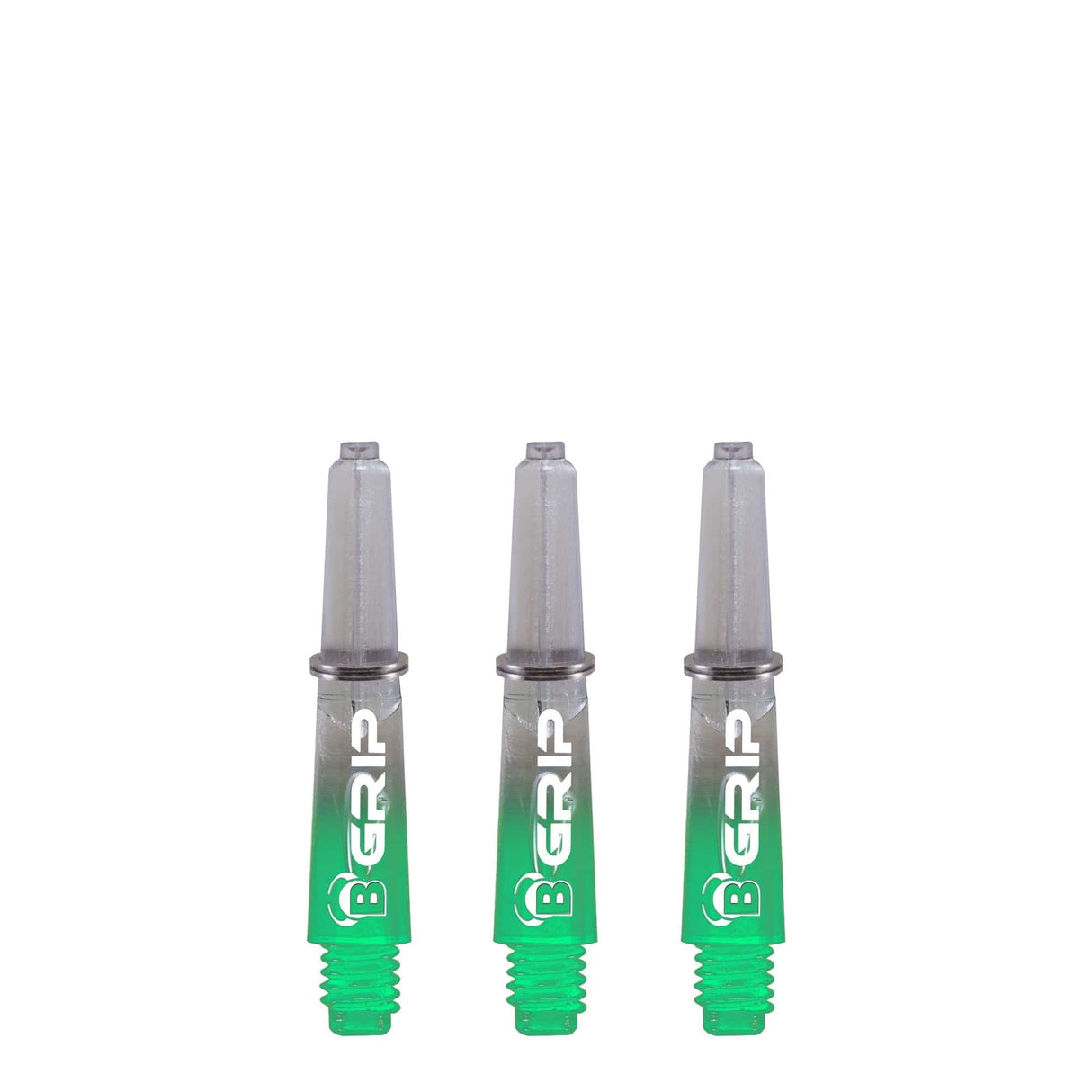 BULL'S B-Grip TT Shaft - Polycarbonate - Clear & Green Extra Short