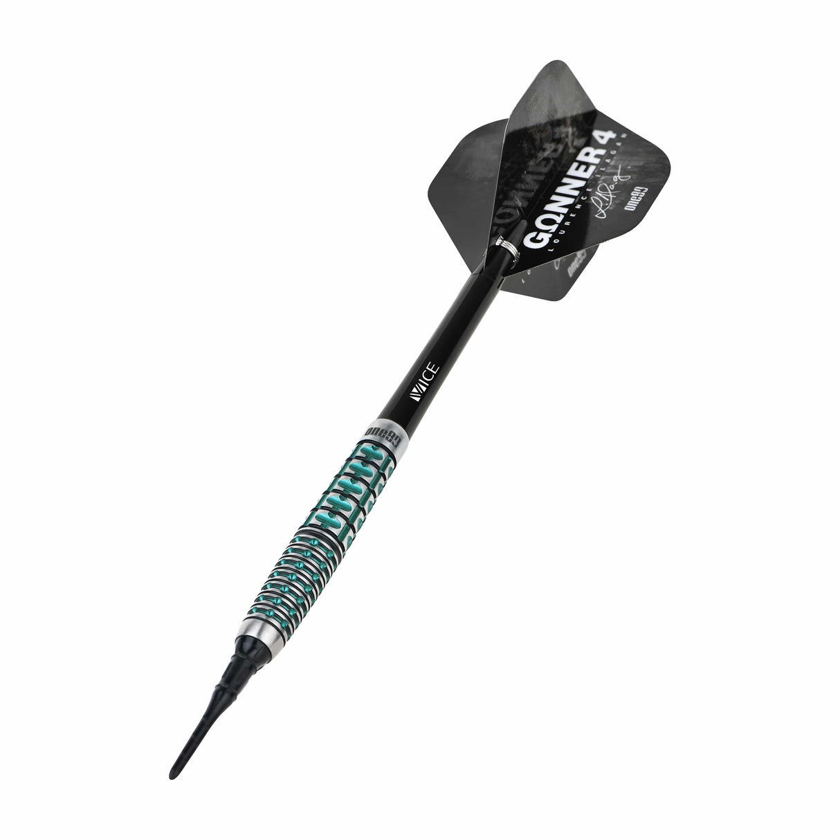 One80 Lourence Ilagan Darts - Soft Tip - 90% Tungsten - Jade - 18g